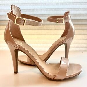 Material Girl heel | Nude, Size 6.5
